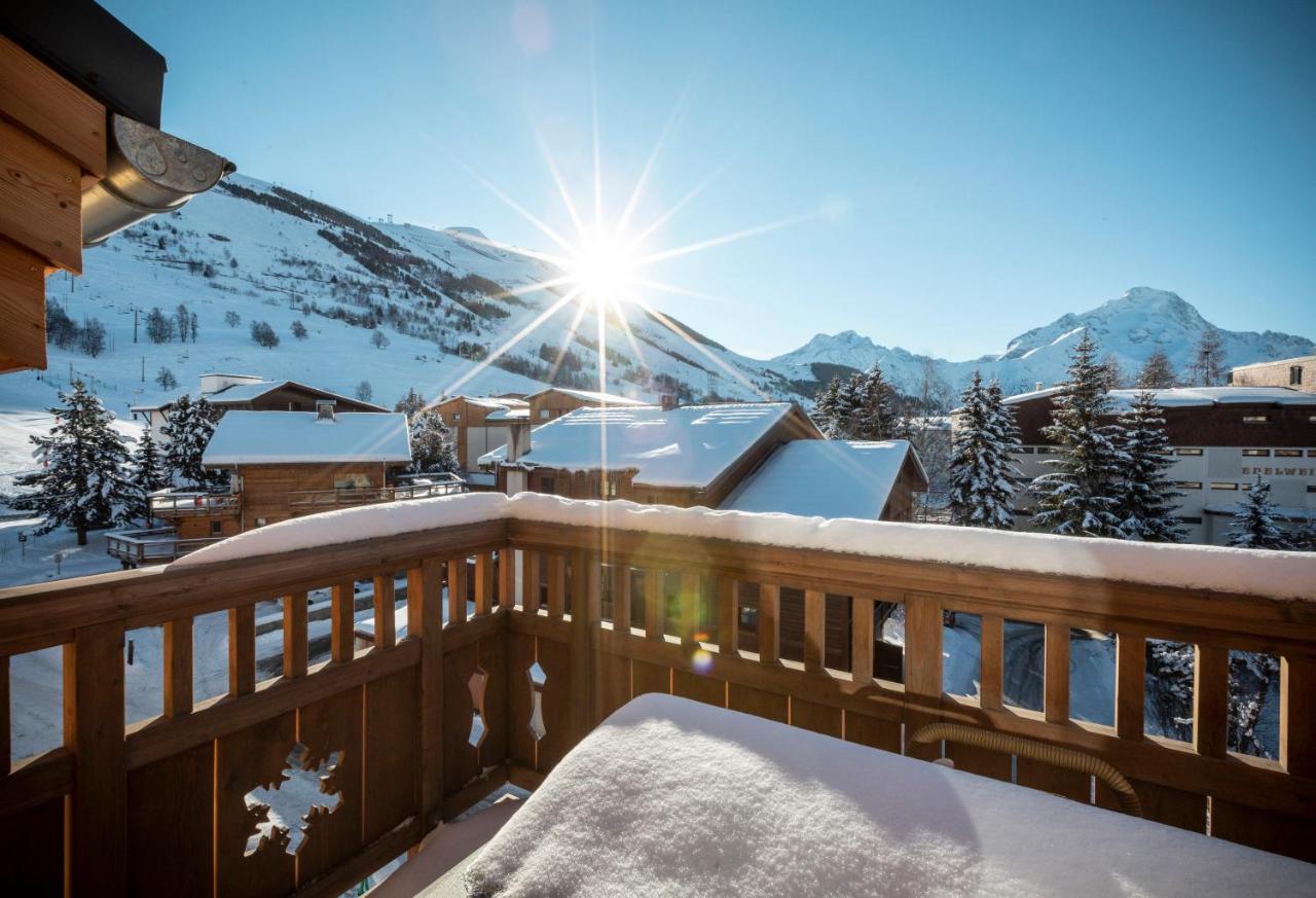 Апарт готель Terresens - Neige Et Soleil Ле-дез-Альп Екстер'єр фото